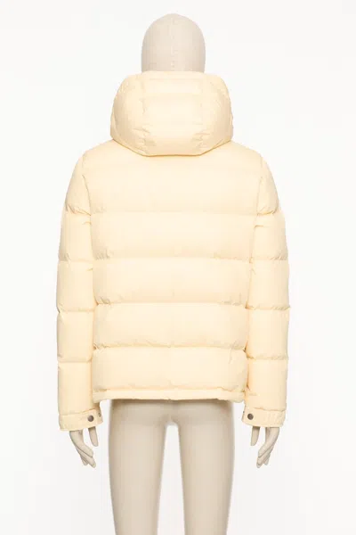 Valentino Hooded Quilted Down Jacket And Pockets In Neutral