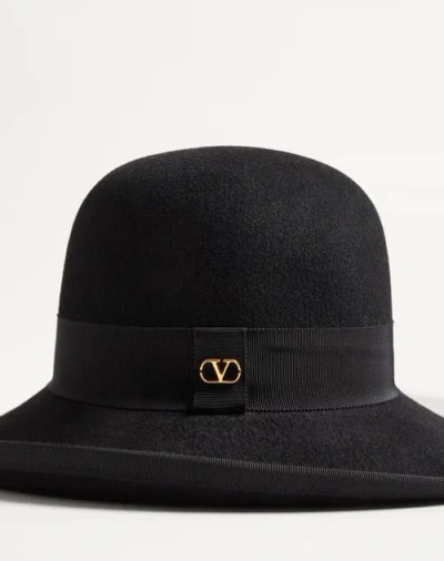 Valentino Wide-brimmed Felt Hat