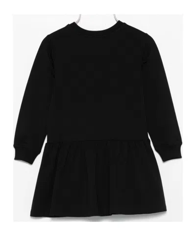 Moschino Cotton Dress In Black