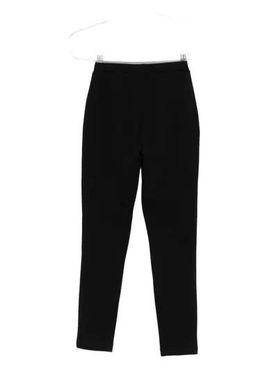 Balmain Viscose Blend Milan Stich Pants In Black