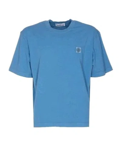 Stone Island Men Compass Patch Logo T-shirt