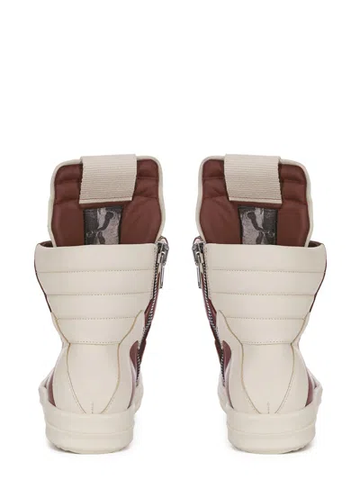 Rick Owens Geobaskets High-top Sneakers In Brown