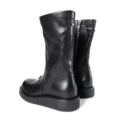 Ann Demeulemeester Runde Stiefel Mit Reissverschluss