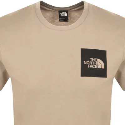 The North Face Fine T Shirt Beige In Nude
