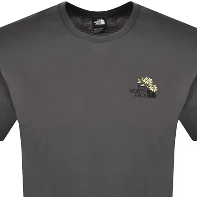 The North Face U Flower T Shirt Grey In Gray