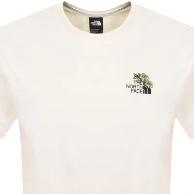 The North Face U Flower T Shirt Dune White In White
