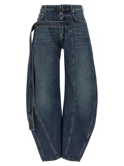 Jean Paul Gaultier The Blue Denim Strap Jeans