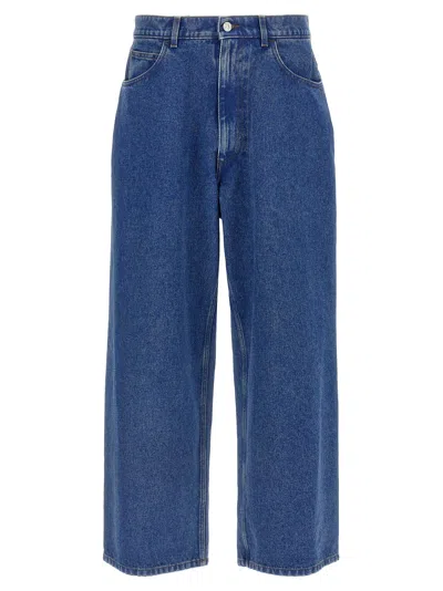 Marni Relaxed-fit Wide Leg Denim Jeans In Blue