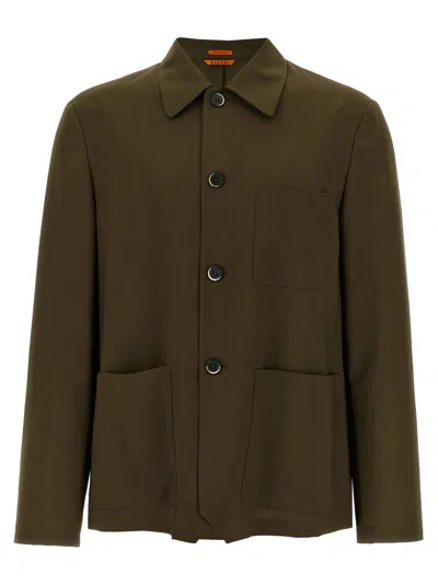 Barena Venezia Barena 'visal' Overshirt In Green