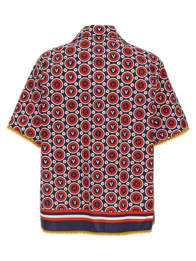 Valentino Bulles Royales Cotton Shirt In Multi