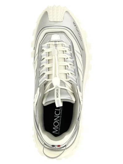 Moncler Two-tone Fabric And Leather Trailgrip Sneakers