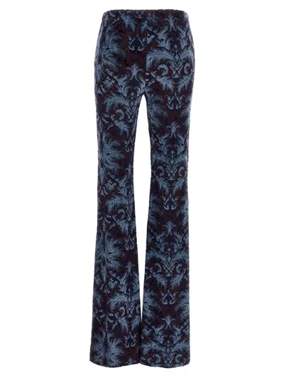 Etro Slim Flared Pants In Multi