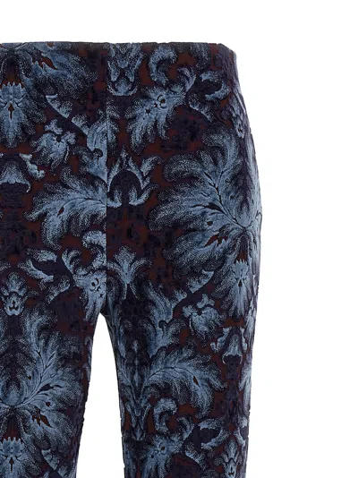 Etro Slim Flared Pants In Multi