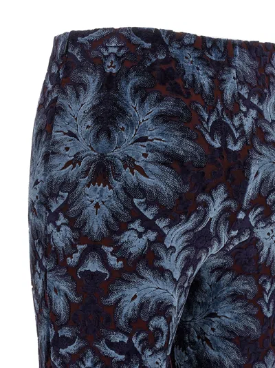 Etro Slim Flared Pants In Multi