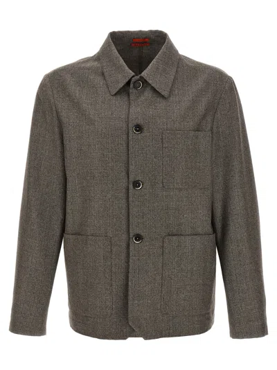Barena Venezia Barena 'visal' Overshirt In Brown