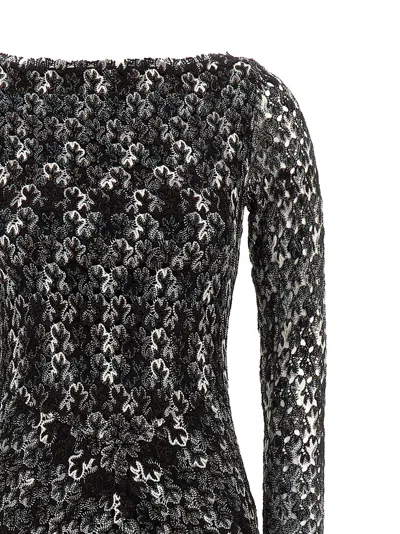 Missoni Long Dress Dresses Multicolor In Black