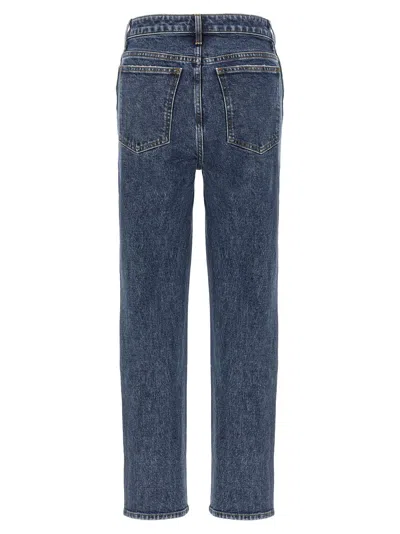 Khaite Ny Abigail Stretch Jeans In Blue