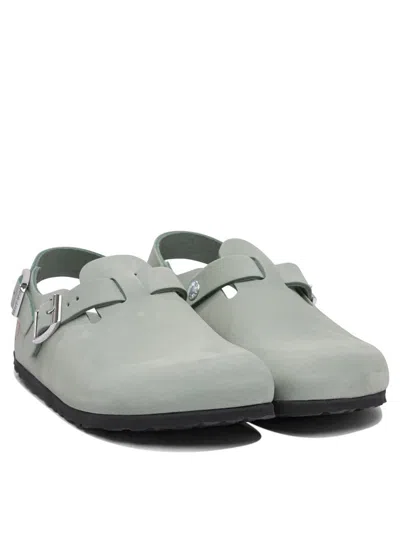 Birkenstock Mint Green Nubuck Leather Tokio Mules