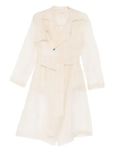 Antonelli Collar-buttoned Belted Trench Coat