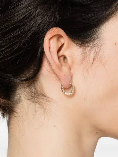 Swarovski Matrix Vittore Hoop Earrings In Neutral