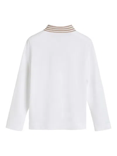 Brunello Cucinelli Jersey Polo Shirt In White
