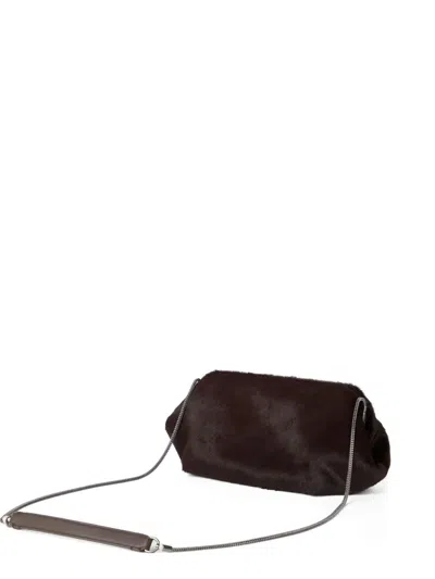 Brunello Cucinelli Calf-hair Clutch Bag