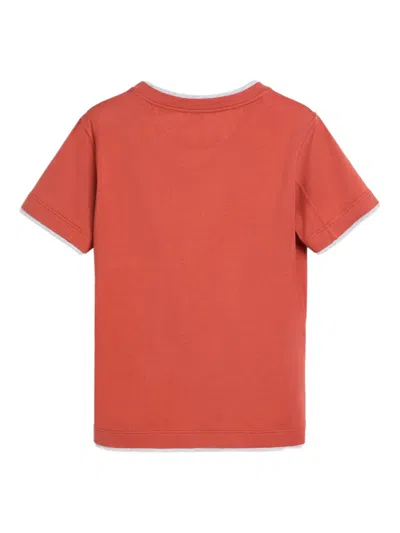 Brunello Cucinelli Layering T-shirt In Orange