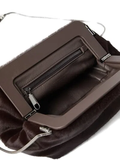 Brunello Cucinelli Calf-hair Clutch Bag