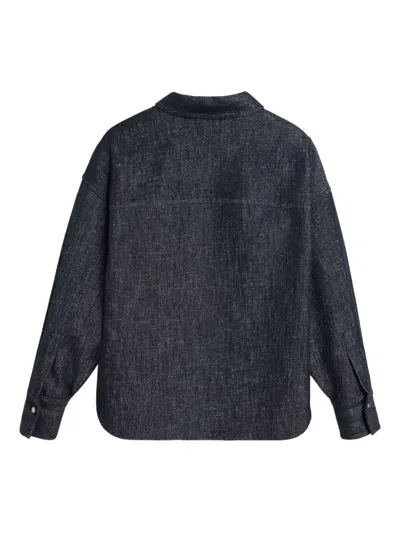 Brunello Cucinelli Denim Shirt In Blue