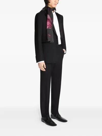 Dries Van Noten Shawl-lapel Tuxedo Suit In Black