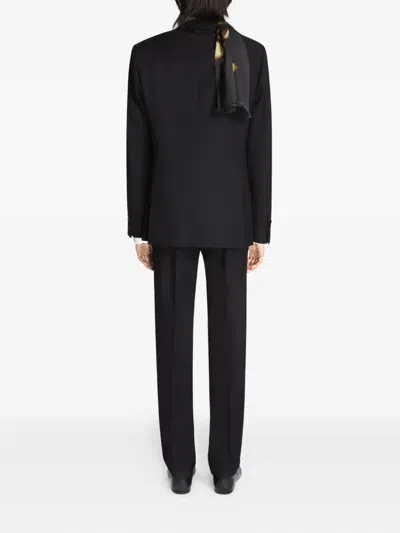 Dries Van Noten Shawl-lapel Tuxedo Suit In Black