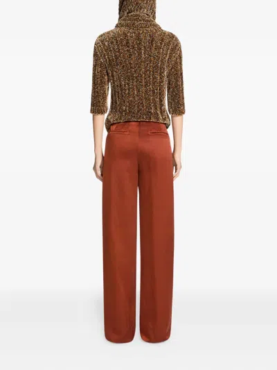 Dries Van Noten Straight-leg Casual Pants In Brown