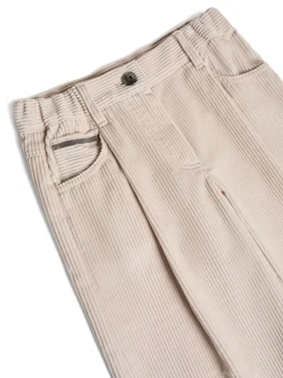 Brunello Cucinelli Five-pocket Trousers In Neutral