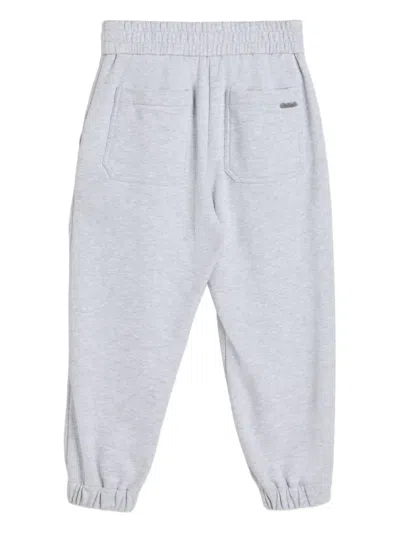 Brunello Cucinelli Elasticated-waistband Trousers In Gray