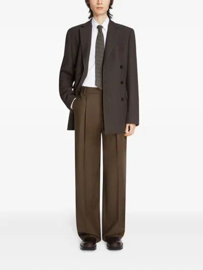 Dries Van Noten Patterned Tie In Neutral