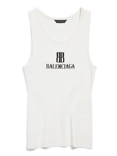 Balenciaga Nano Bb Tank Top Clothing
