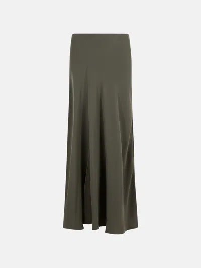 P.a.r.o.s.h 'poker' Long Skirt In Grey Polyester