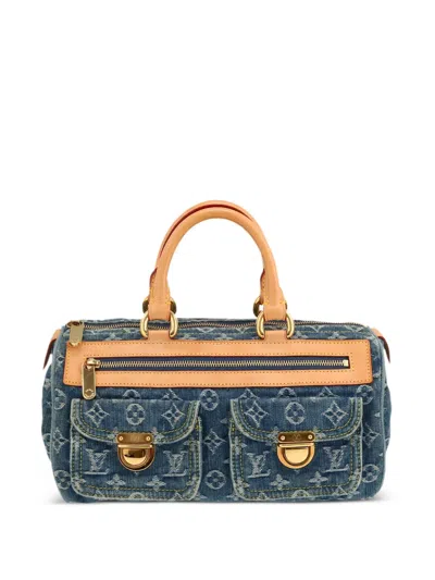 Pre-owned Louis Vuitton Speedy Denim Handbag