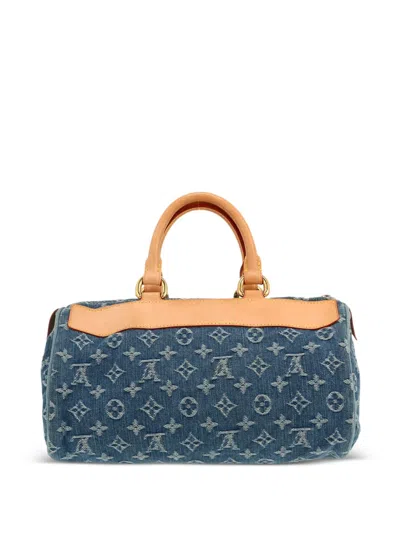 Pre-owned Louis Vuitton Speedy Denim Handbag
