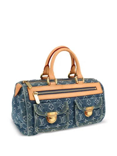 Pre-owned Louis Vuitton Speedy Denim Handbag