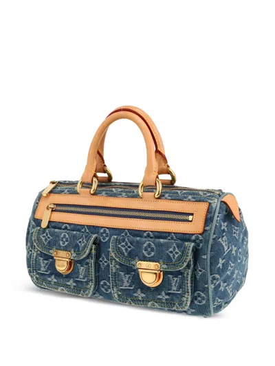 Pre-owned Louis Vuitton Speedy Denim Handbag