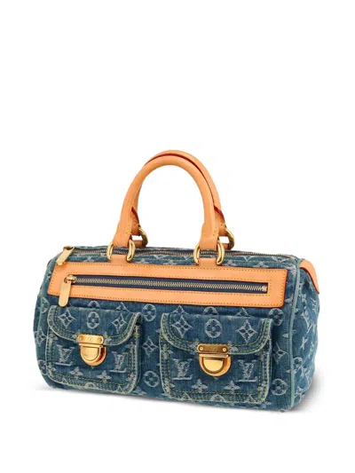 Pre-owned Louis Vuitton Speedy Denim Handbag