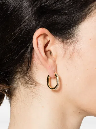 Swarovski Dextera Hoop Earrings In Neutral