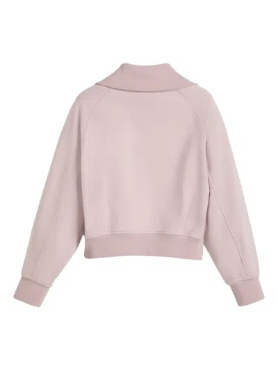 Brunello Cucinelli Two-way Zip-fastening Sweatshirt In Pink