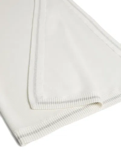 Brunello Cucinelli Logo-embroidered Blanket