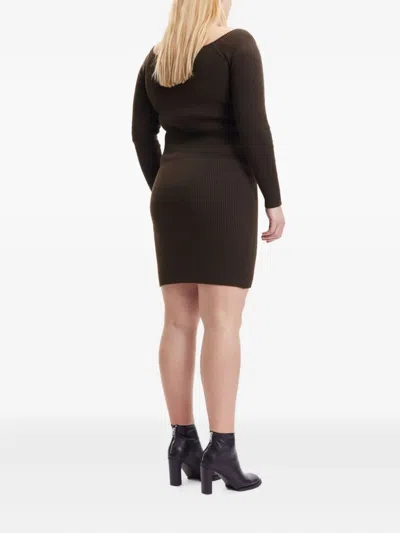Samsoe & Samsoe Rylee Dress In Brown