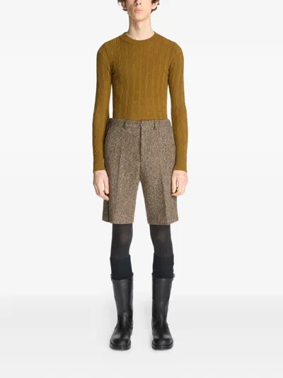 Dries Van Noten Wool Sweater In Green