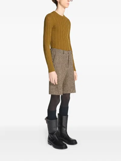 Dries Van Noten Wool Sweater In Green