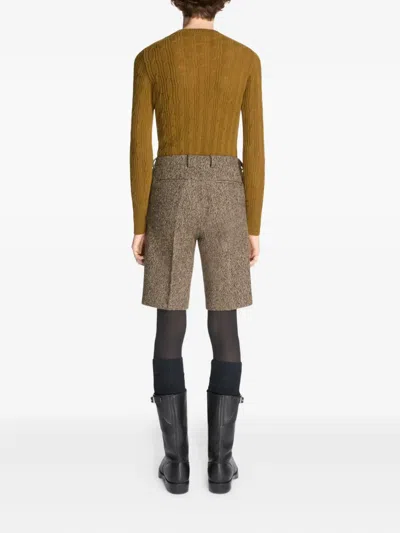 Dries Van Noten Wool Sweater In Green