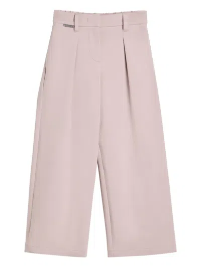 Brunello Cucinelli Pleated Trousers In Pink